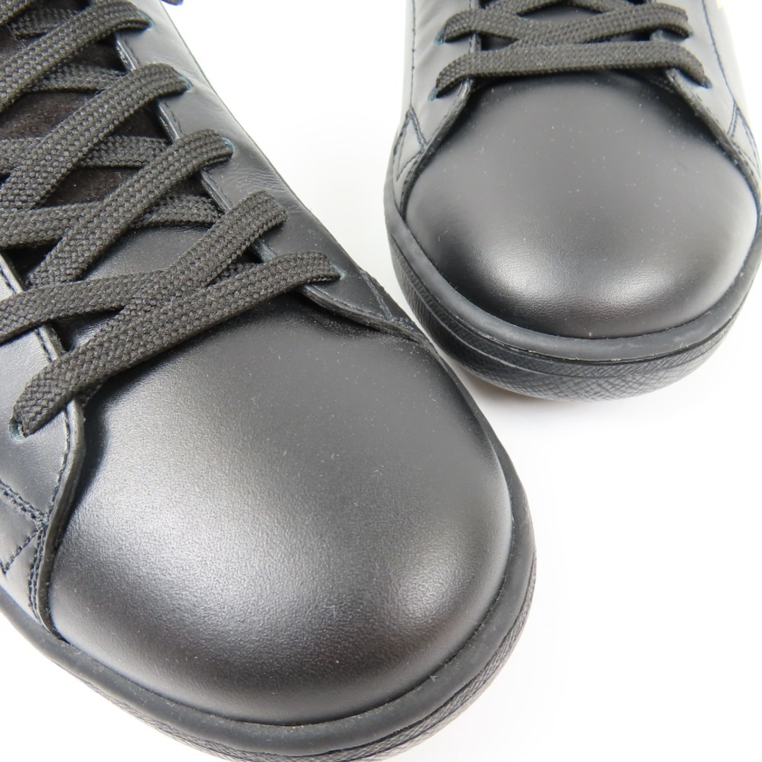 LOUIS VUITTON(ルイヴィトン)の未使用品 LOUIS VUITTON ルイヴィトン 靴 シューズ ロゴ 7 26cm ルクセンブルグサモトラケライン スニーカー レザー ブラック メンズ【中古】 メンズの靴/シューズ(スニーカー)の商品写真