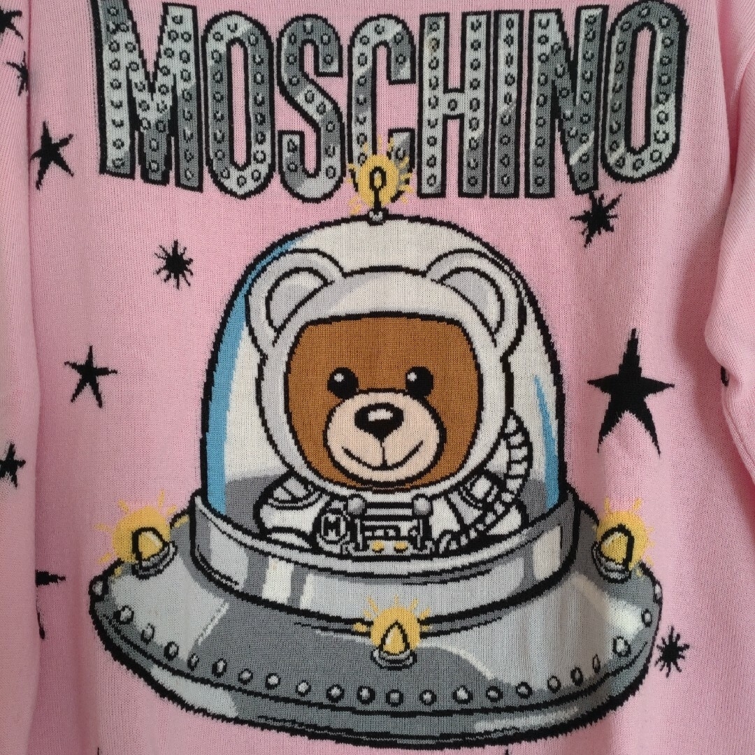 MOSCHINO(モスキーノ)の【MOSCHINO】テディベア ニットセーター 美品 M程度 レディース レディースのトップス(ニット/セーター)の商品写真