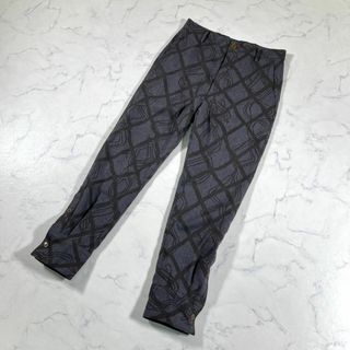 【極美品】Vivienne Westwood ウールサルエルパンツ　総柄チェック