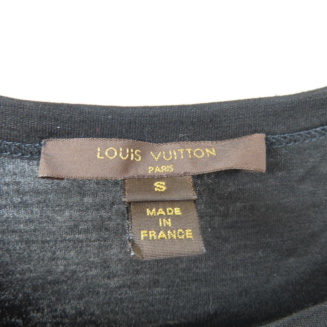 LOUIS VUITTON(ルイヴィトン)の極美品 LOUIS VUITTON ルイヴィトン ロンT シースルー モノグラム柄 S 長袖シャツ シルク/レーヨン ブラック レディース【中古】 レディースのトップス(シャツ/ブラウス(長袖/七分))の商品写真