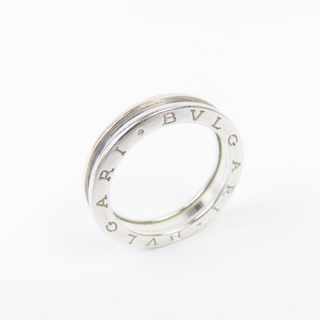 BVLGARI(ブルガリ)の美品 BVLGARI ブルガリ B-ZERO1 ビーゼロワン 1バンド 750 K18WG ＃61 8.0g アクセサリー リング・指輪 K18ホワイトゴールド シルバー メンズ【中古】 メンズのアクセサリー(リング(指輪))の商品写真