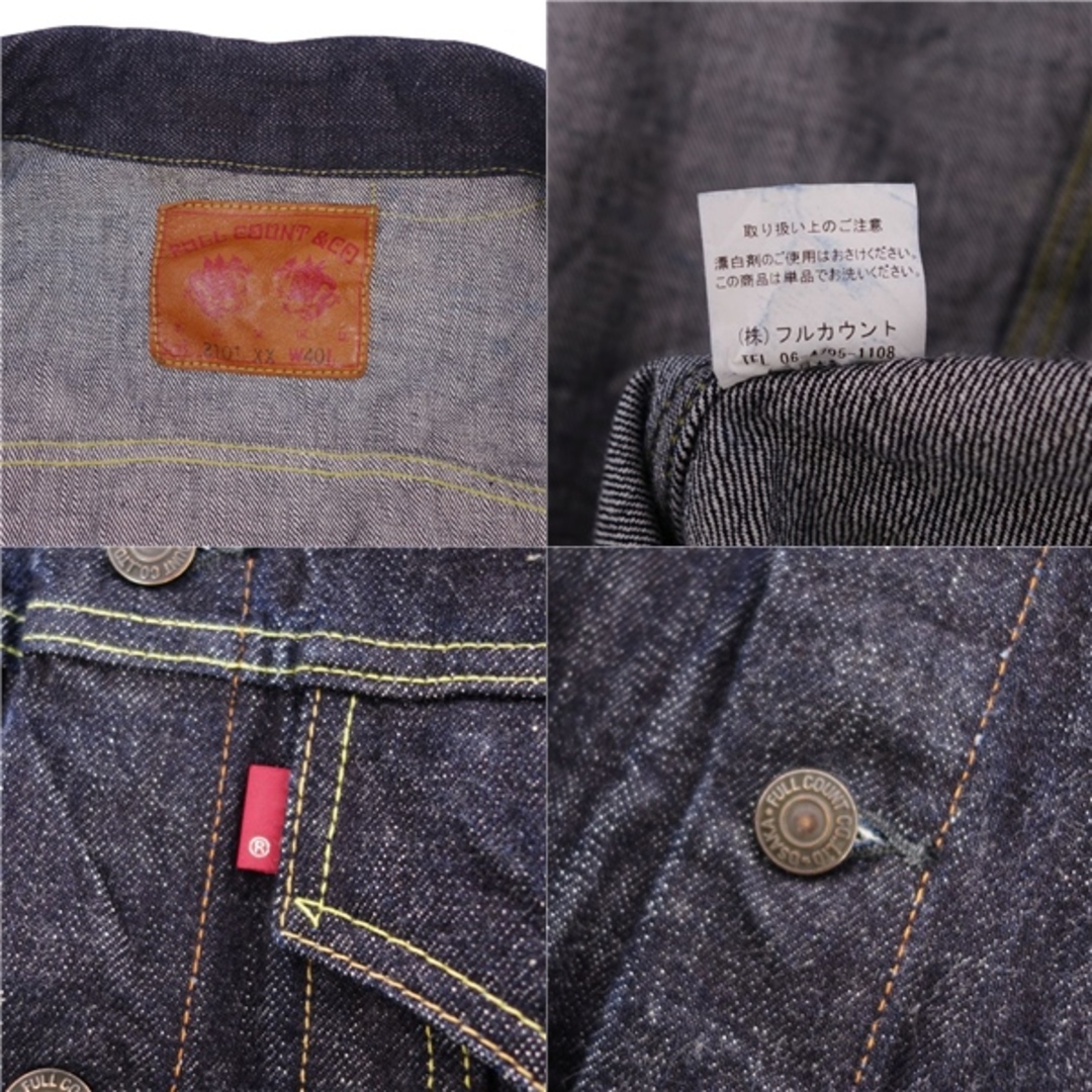 FULLCOUNT - 美品 フルカウント FULLCOUNT ジャケット 2101XX FULLCOUNT - 美品 フルカウント FULLCOUNT ジャケット 2101XX