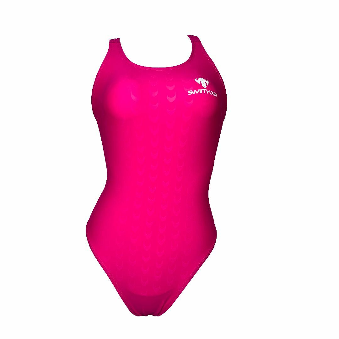 SWIMHXBY 競泳水着 レディース ガールズ M ピンク 他サイズ有の SWIMHXBY 競泳水着 レディース ガールズ M ピンク 他サイズ有の