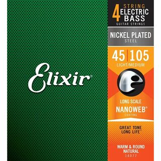 エリクサー ベース弦 .045-.105 #14077 Elixir(エレキベース)