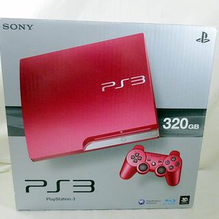 ソニー(SONY)の新品同様　ソニー　PS3　本体 PlayStation3 320GB スカーレット　レッド CECH-3000BSR(家庭用ゲーム機本体)
