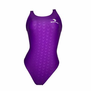 SWIMHXBY　競泳水着　レディース　ガールズ　XL　紫　他サイズ有(水着)