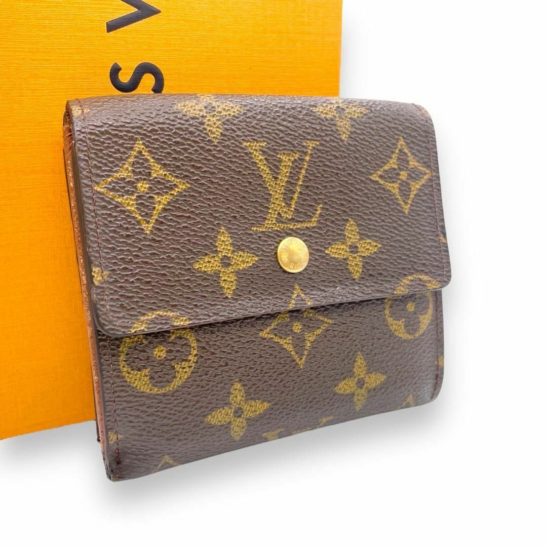 LOUIS VUITTON(ルイヴィトン)の【1145】ルイヴィトン✨モノグラム✨Wホック✨ポルトモネ✨カルトクレディ✨財布 レディースのファッション小物(財布)の商品写真