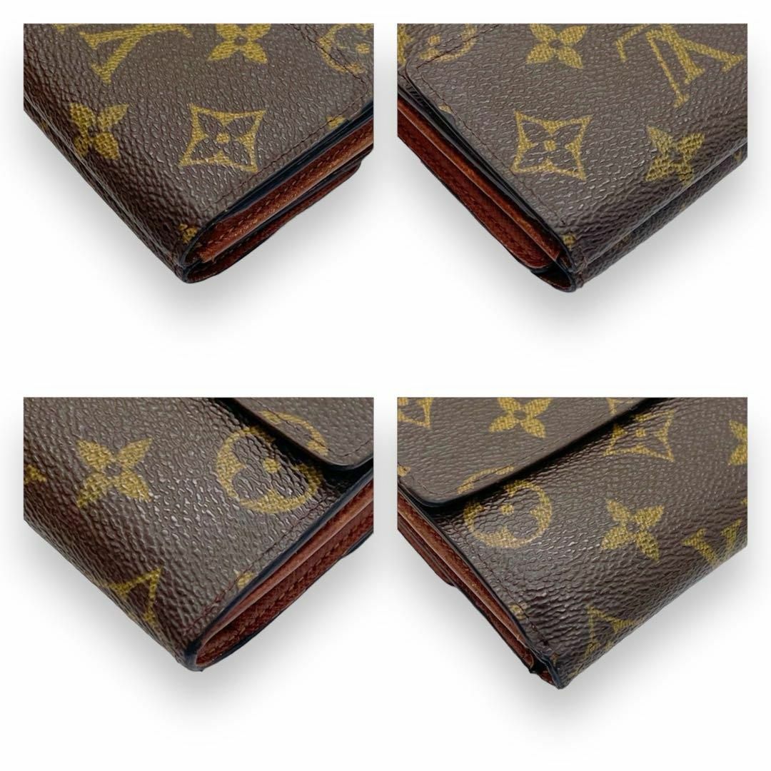 LOUIS VUITTON(ルイヴィトン)の【1145】ルイヴィトン✨モノグラム✨Wホック✨ポルトモネ✨カルトクレディ✨財布 レディースのファッション小物(財布)の商品写真