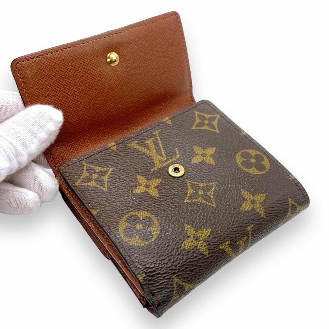 LOUIS VUITTON(ルイヴィトン)の【1145】ルイヴィトン✨モノグラム✨Wホック✨ポルトモネ✨カルトクレディ✨財布 レディースのファッション小物(財布)の商品写真