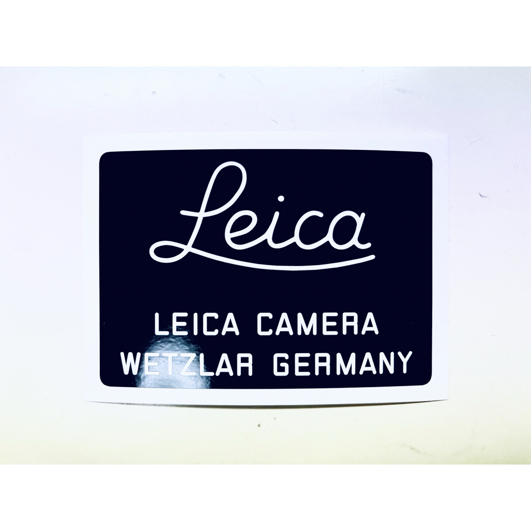 LEICA(ライカ)のLeica（ライカ） クラシックロゴ ステッカー（2枚セット） エンタメ/ホビーのコレクション(ノベルティグッズ)の商品写真