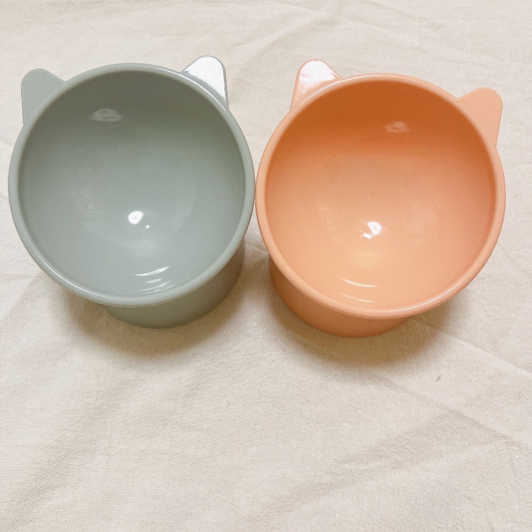 【食べやすい❤️】犬 猫用 食器 フードボウル 皿 お皿 犬 その他のペット用品(猫)の商品写真