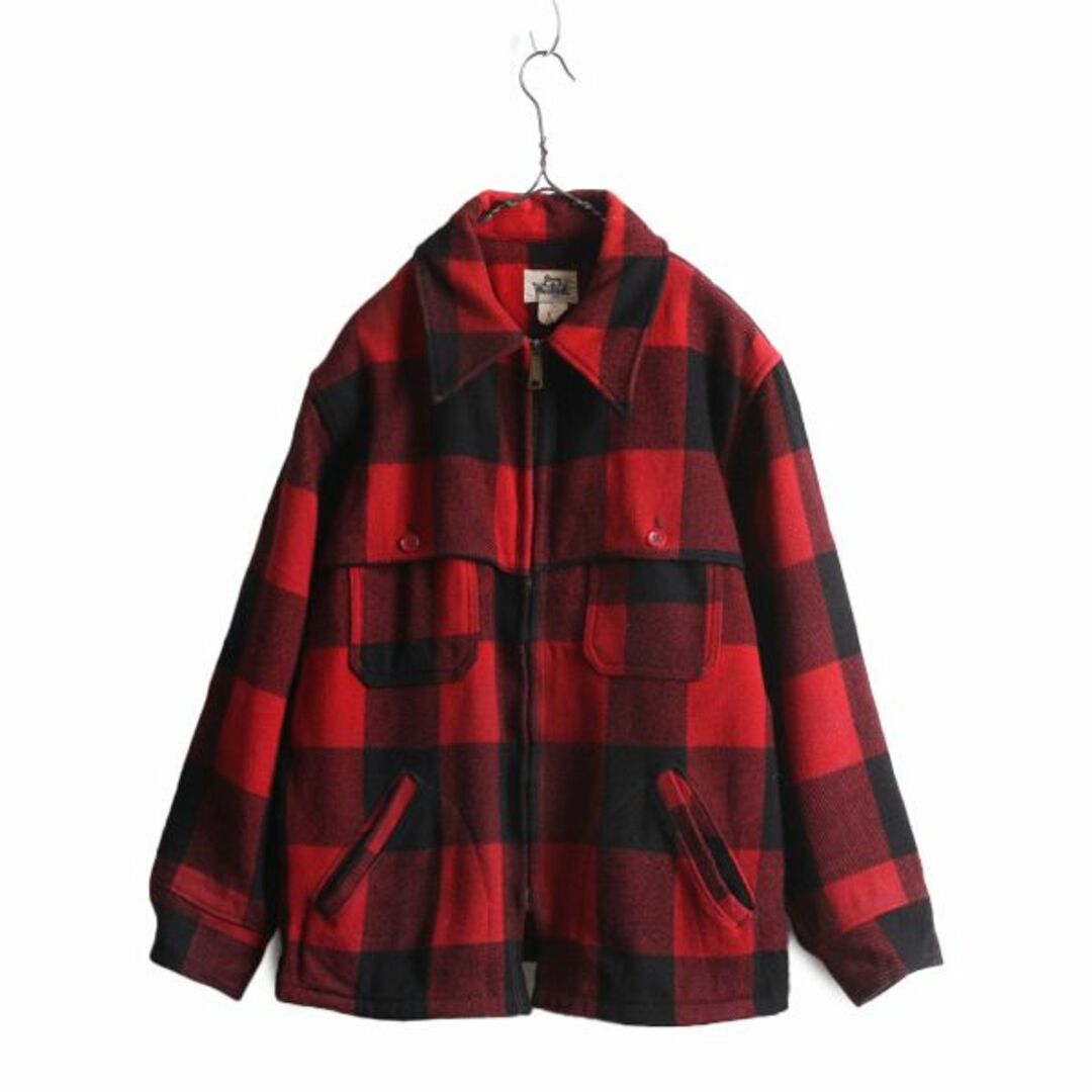 WOOLRICH - 70s USA製 ウールリッチ ウール ダブル マッキーノ 