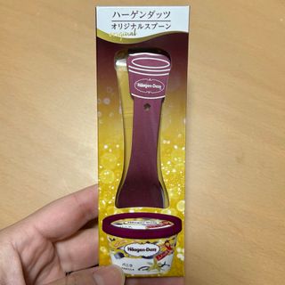 ハーゲンダッツ(Haagen-Dazs)の【非売品】ハーゲンダッツ オリジナルスプーン アイススプーンH100×W24mm(カトラリー/箸)