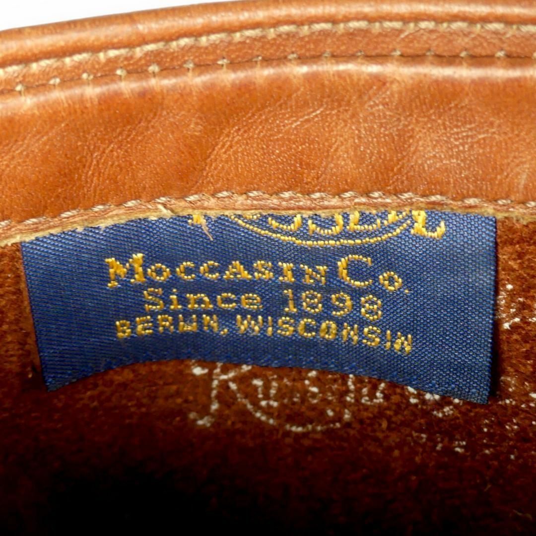 RUSSELL MOCCASIN(ラッセルモカシン)のラッセルモカシン モカシンブーツ ジップブーツ 本革 24 茶 HH9211 メンズの靴/シューズ(ブーツ)の商品写真