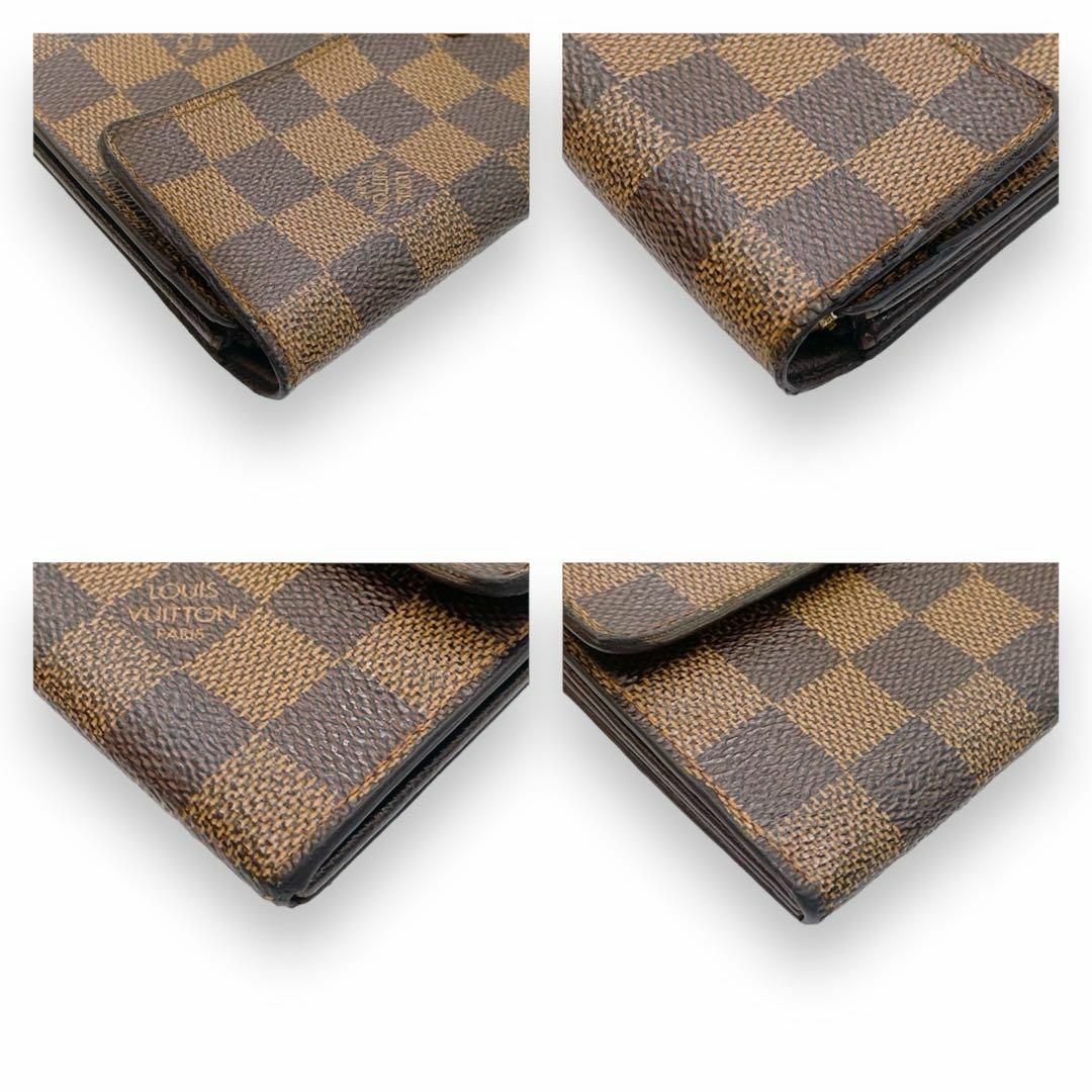 LOUIS VUITTON(ルイヴィトン)の【1173】ルイヴィトン✨ポシェット✨ポルトモネクレディ✨長財布✨ダミエ✨茶色  レディースのファッション小物(財布)の商品写真