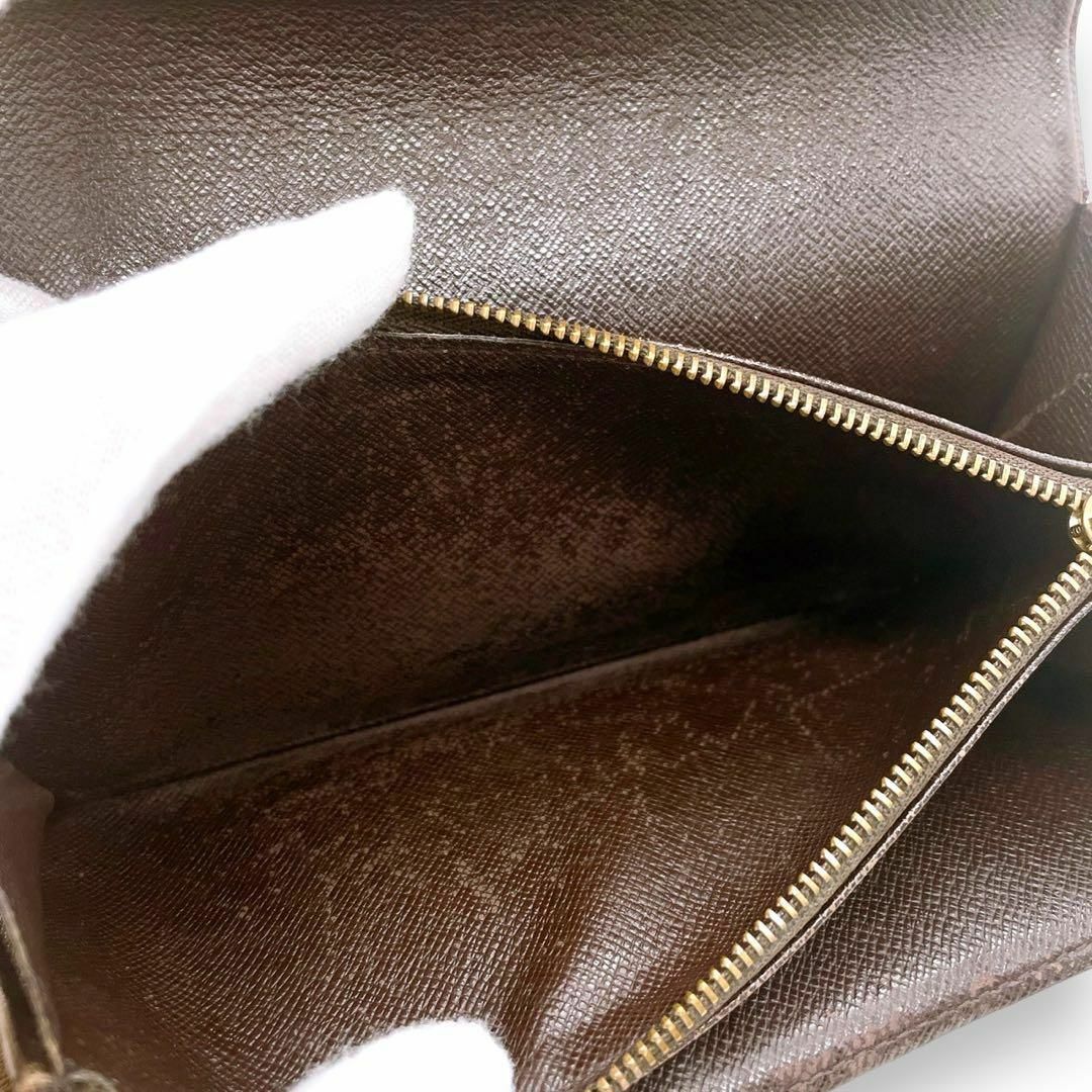 LOUIS VUITTON(ルイヴィトン)の【1173】ルイヴィトン✨ポシェット✨ポルトモネクレディ✨長財布✨ダミエ✨茶色  レディースのファッション小物(財布)の商品写真