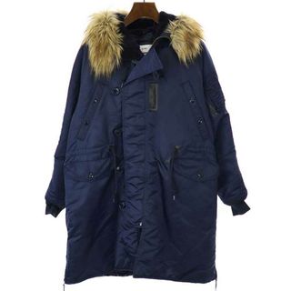 ハイク(HYKE)のHYKE ハイク 18AW N-3B JACKET/BIG FIT ミリタリーコート ネイビー 2 182-17152(その他)