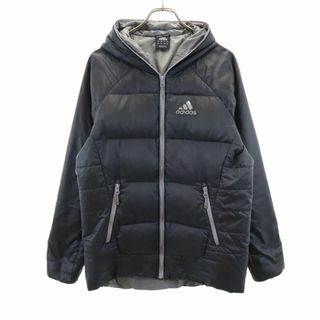 新品 2XL adidas orignals ダウン リバーシブル 黒