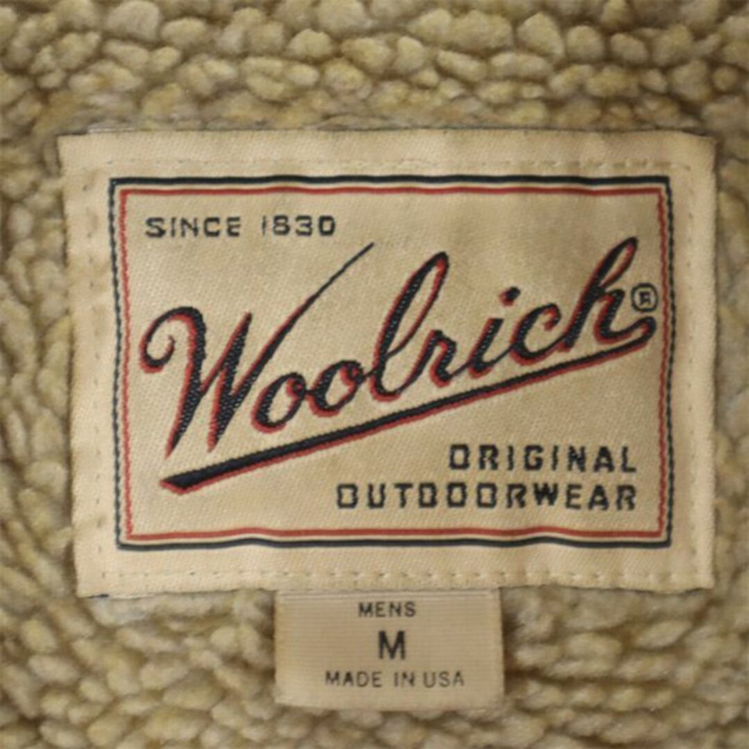 WOOLRICH(ウールリッチ)のウールリッチ USA製 チェック柄 ウールジャケット M ブラウン系 WOOLRICH 裏ボア メンズ 古着 【240115】 メンズのジャケット/アウター(その他)の商品写真