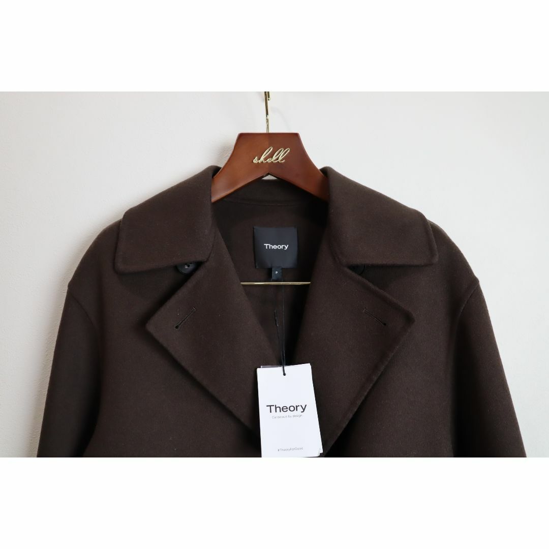 Theory - Theory 21AW セオリー ダブルフェイス P コートの通販 Theory - Theory 21AW セオリー ダブルフェイス P コートの通販