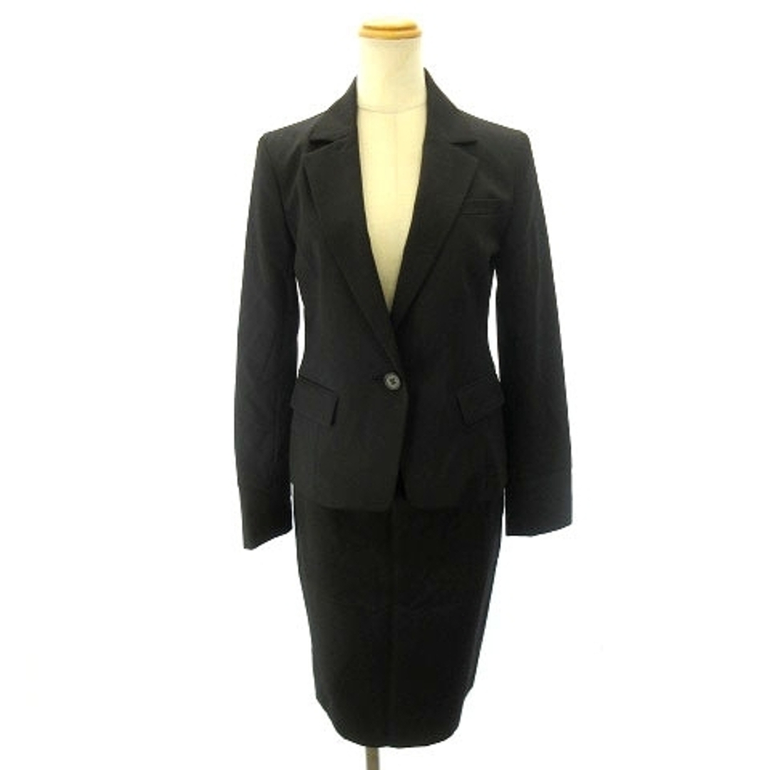 NATURAL BEAUTY BASIC(ナチュラルビューティーベーシック)のナチュラルビューティーベーシック スカートスーツ セットアップ ブラック S-M レディースのフォーマル/ドレス(スーツ)の商品写真
