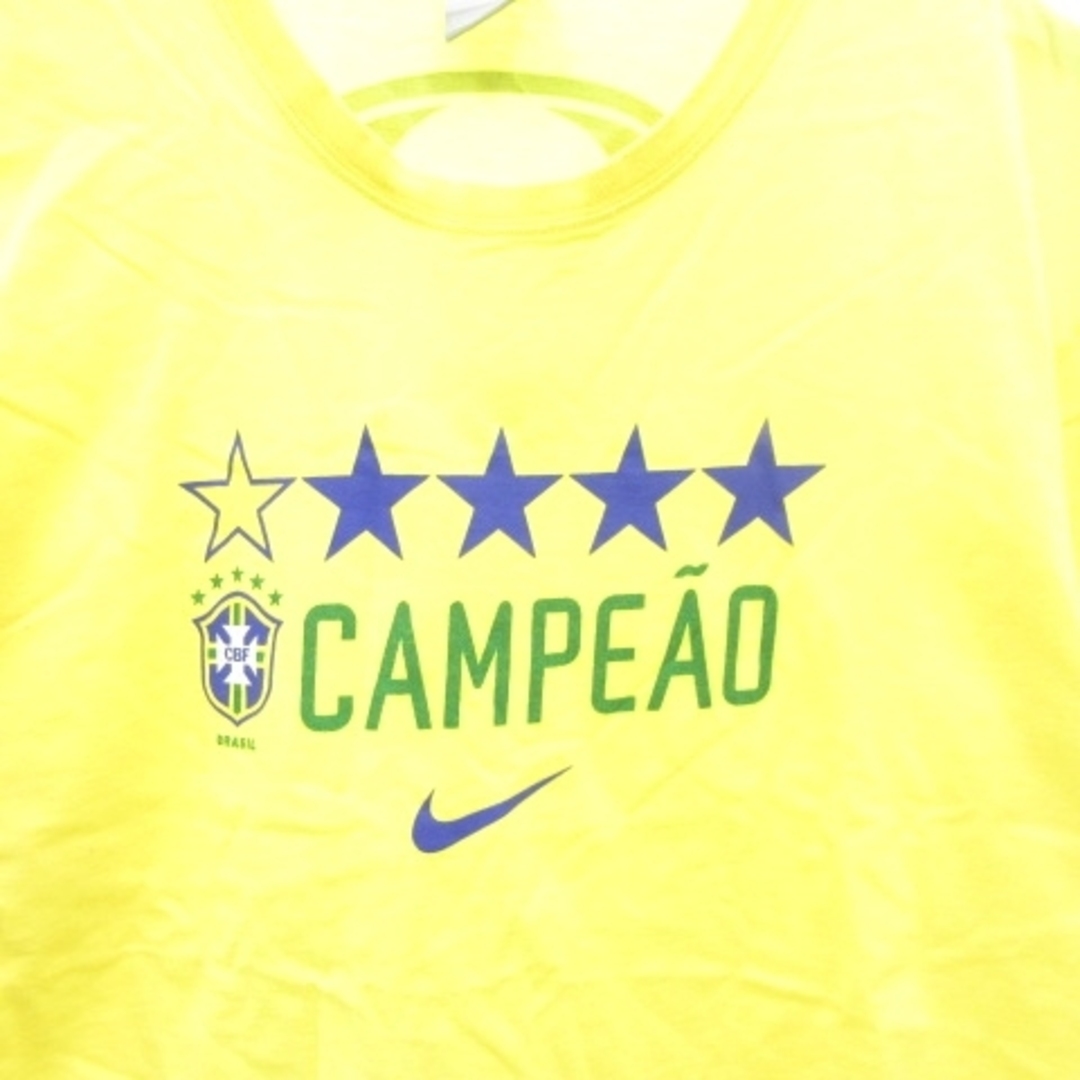 NIKE(ナイキ)のナイキ サッカーブラジル代表 2002年 W杯 優勝記念Tシャツ M EC● スポーツ/アウトドアのサッカー/フットサル(記念品/関連グッズ)の商品写真