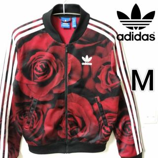 オリジナルス(Originals（adidas）)のアディダス 薔薇 花柄 ファームカンパニー SST トラックトップ ジャージ M(その他)