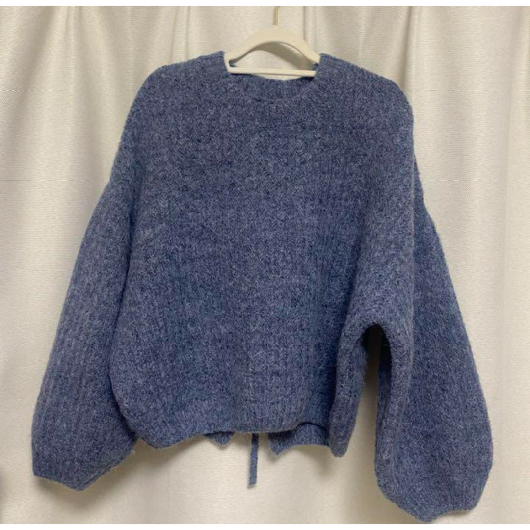 heather(ヘザー)の美品 Heather ヘザー Cotton Candy Knit ニット ブルー レディースのトップス(ニット/セーター)の商品写真