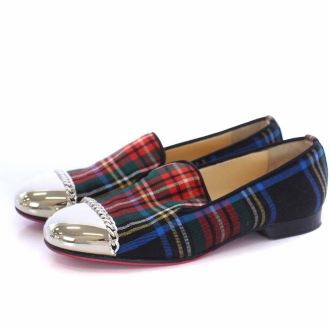 Christian Louboutin(クリスチャンルブタン)のクリスチャンルブタン ROLLERGIRL FLAT TARTAN シューズ レディースの靴/シューズ(その他)の商品写真