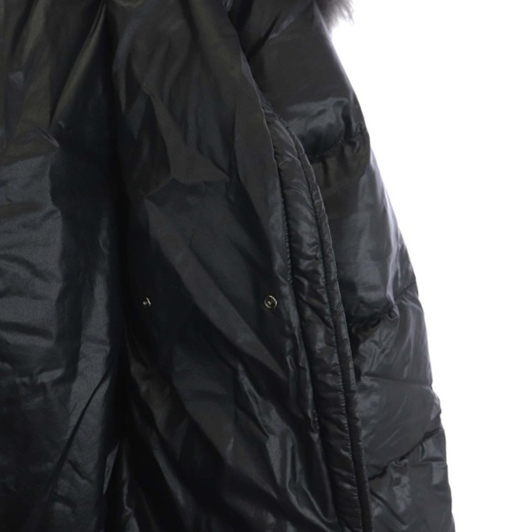 DUVETICA(デュベティカ)のデュベティカ ダウンコート アウター ジップアップ ロング 38 S 黒 レディースのジャケット/アウター(ダウンコート)の商品写真