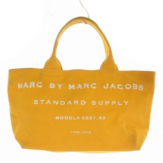 マークバイマークジェイコブス(MARC BY MARC JACOBS)のマークバイマークジェイコブス キャンバス ロゴ トートバッグ オレンジ(トートバッグ)