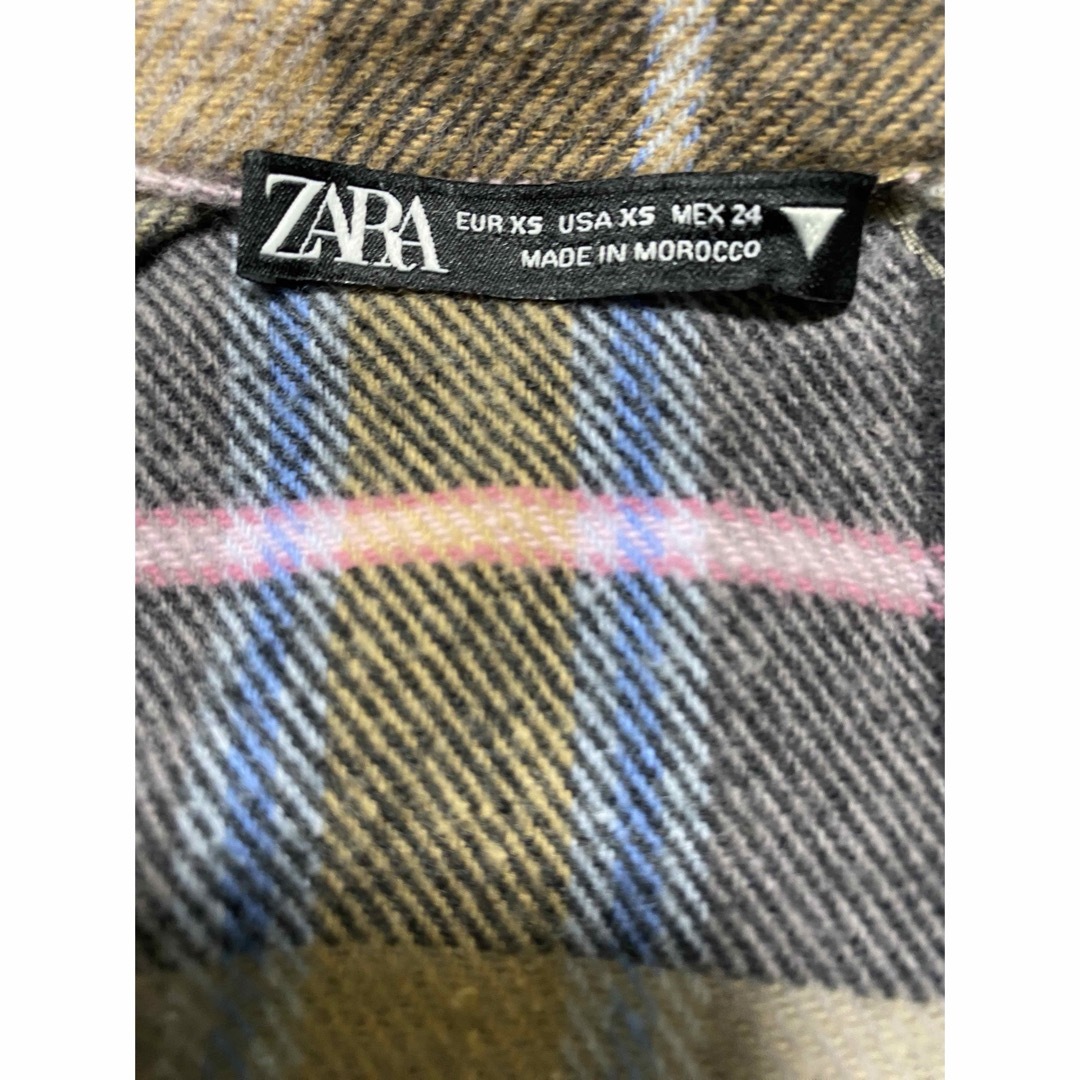 ZARA(ザラ)のZARA☆ネルシャツジャケットxs レディースのトップス(シャツ/ブラウス(長袖/七分))の商品写真