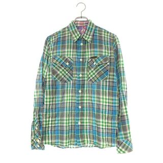 ヒステリックグラマー(HYSTERIC GLAMOUR)のヒステリックグラマー  0212AH01 チェック長袖シャツ メンズ S(シャツ)