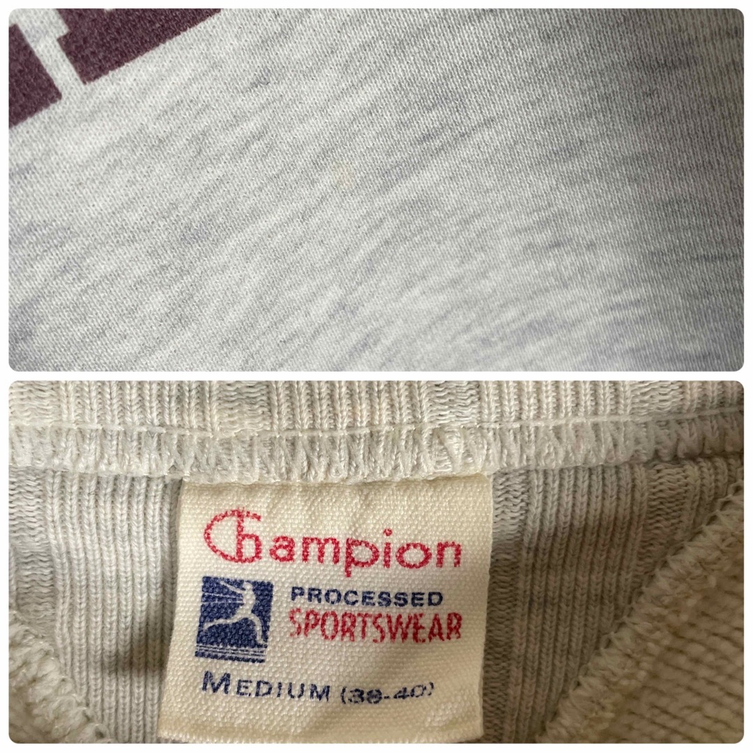 Champion(チャンピオン)の[古着]チャンピオン　トレーナー　ランナーズタグ　60s　両V　目有り　プリント メンズのトップス(スウェット)の商品写真