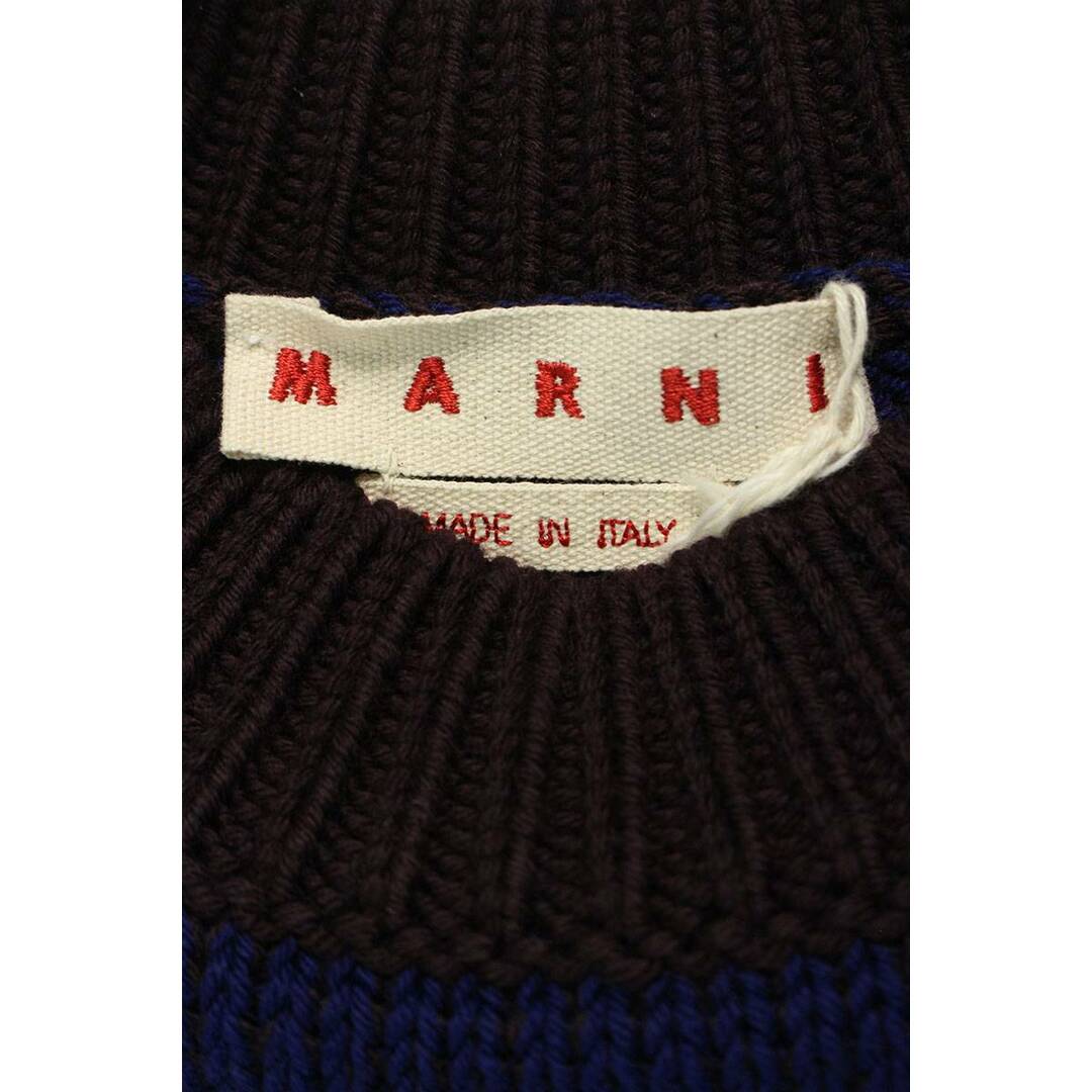 Marni(マルニ)のマルニ  23AW  GCMG0345Q0 ロゴウールニット メンズ 44 メンズのトップス(ニット/セーター)の商品写真