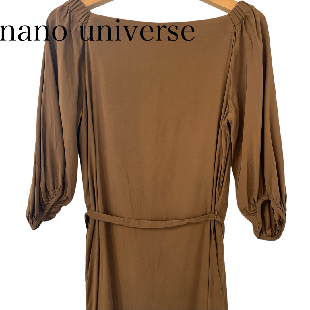 nano・universe(ナノユニバース)のナノユニバース nano universe パーティー 結婚式 ワンピース レディースのワンピース(ひざ丈ワンピース)の商品写真