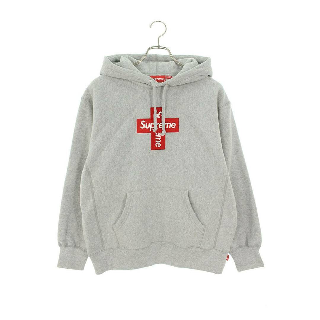 パーカーシュプリーム 20AW Cross Box Logo Hooded Sweatshirt クロス