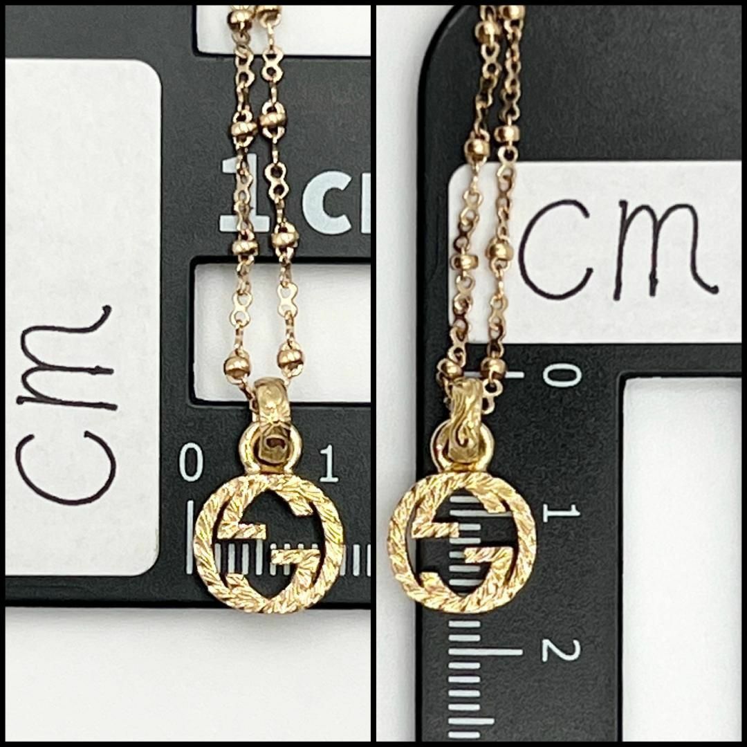 Gucci(グッチ)の【定価約24万】グッチ　GUCCI ペンダント　ネックレス　ゴールド　K18 レディースのアクセサリー(ネックレス)の商品写真