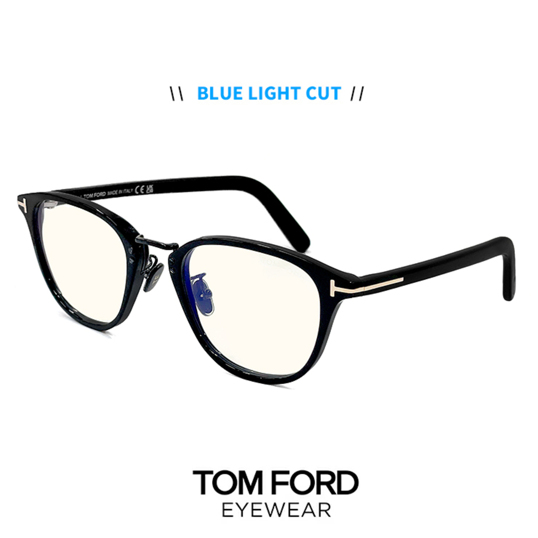 【新品】 トムフォード メガネ 日本デザインモデル ft5919-d-b/v 001 tf5919-d-b/v 001 TOM FORD 眼鏡 tomford tf5919db ft5919db メンズ 黒縁 黒ぶち フレーム ウェリントン型 セル メタル コンビネーション フレームメンズ