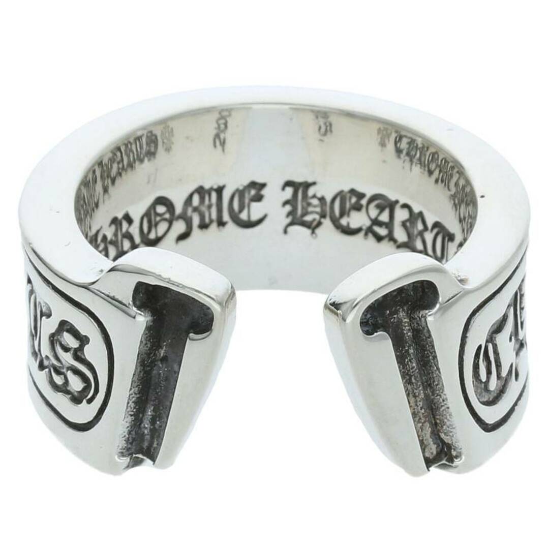 Chrome Hearts(クロムハーツ)のクロムハーツ  LG SCROLL LABEL/ラージスクロールラベル シルバーリング メンズ 21号 メンズのアクセサリー(リング(指輪))の商品写真