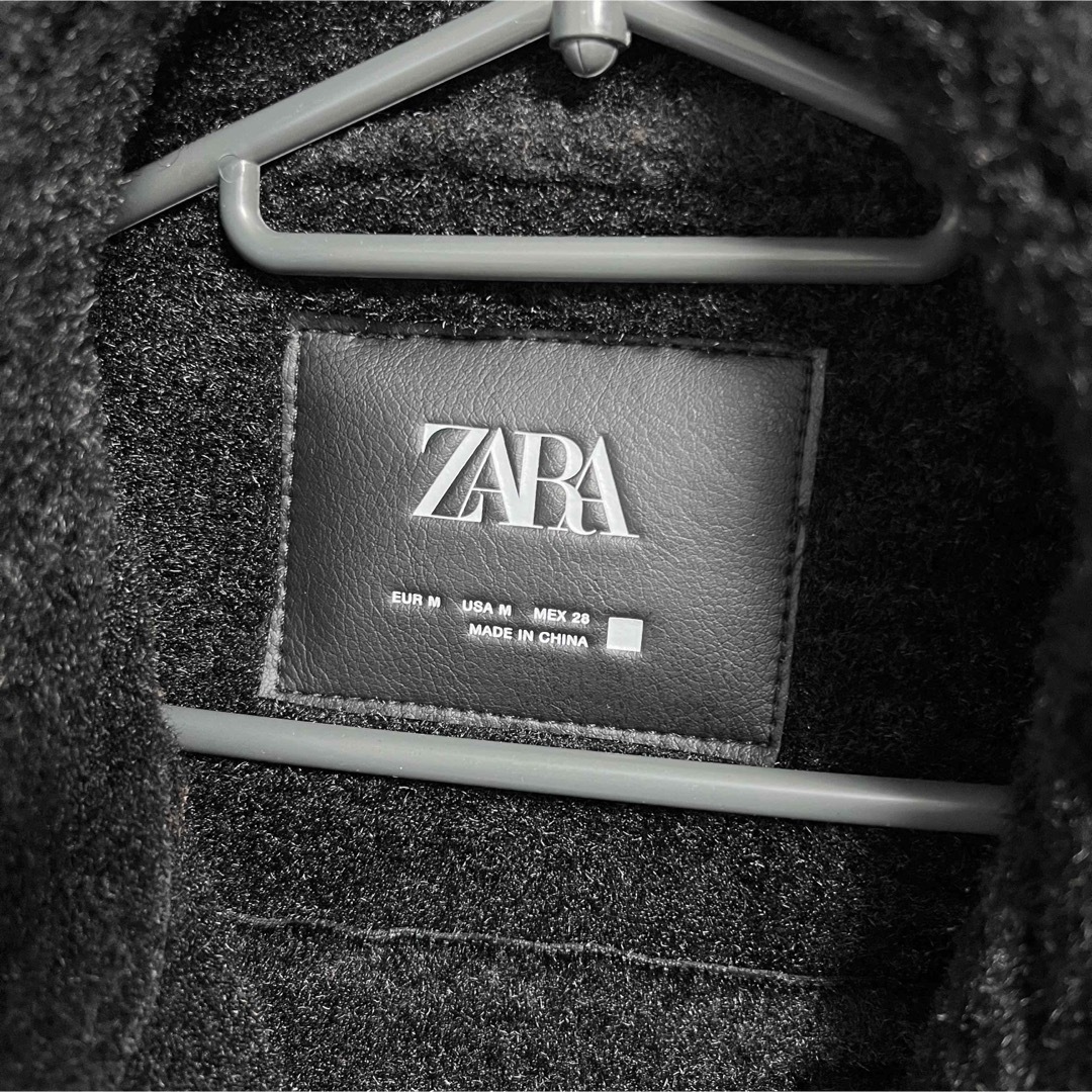 ZARA(ザラ)のZARA ボア　ライダース　ジャケット レディースのジャケット/アウター(ライダースジャケット)の商品写真