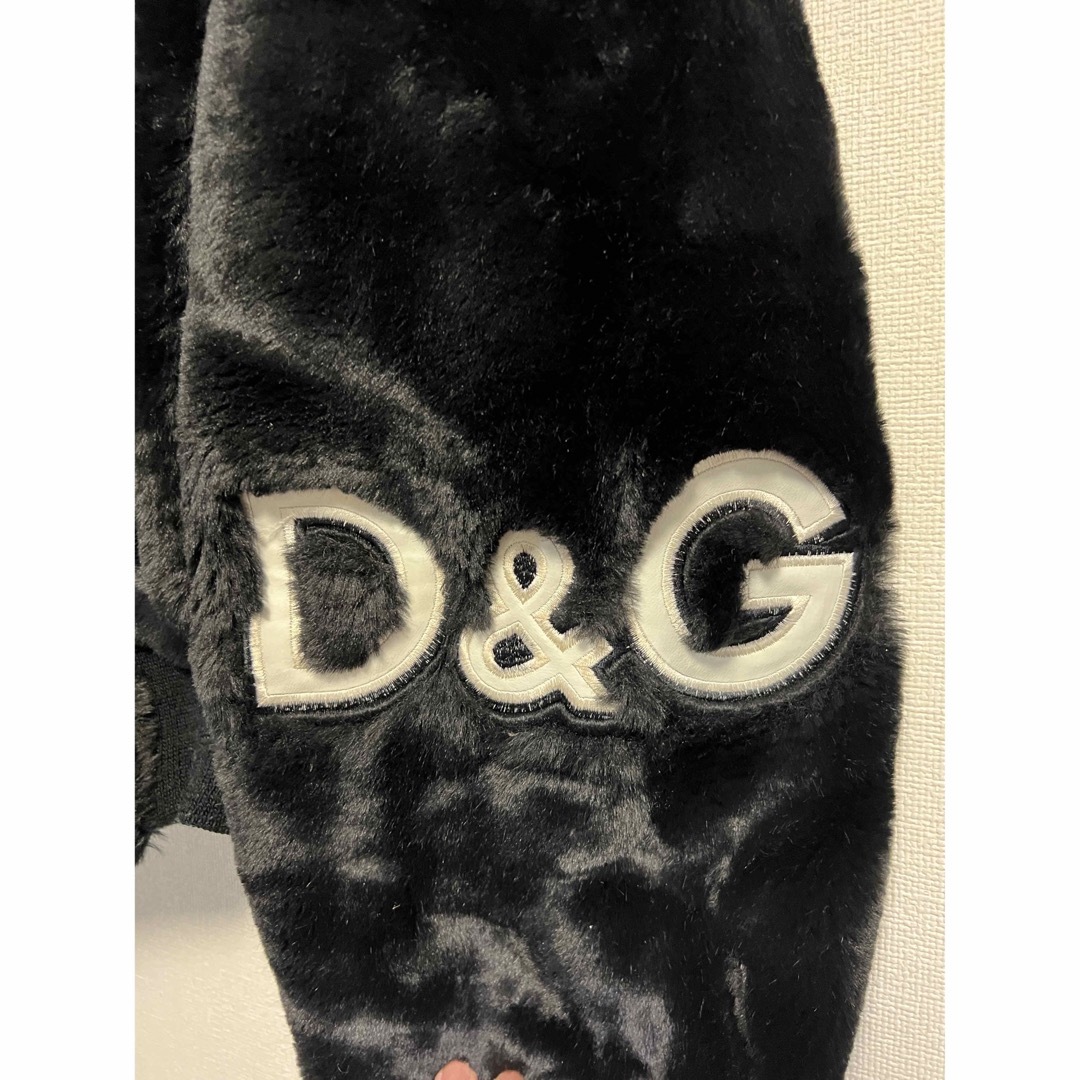 D&G(ディーアンドジー)の90s D&G ドルガバ ドルチェアンドガッバーナ ボア ボンバー ジャケット レディースのジャケット/アウター(毛皮/ファーコート)の商品写真