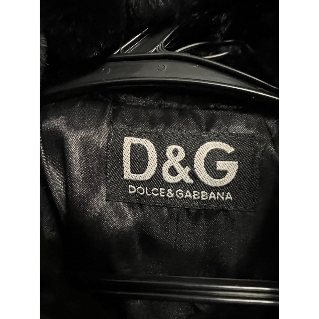 D&G(ディーアンドジー)の90s D&G ドルガバ ドルチェアンドガッバーナ ボア ボンバー ジャケット レディースのジャケット/アウター(毛皮/ファーコート)の商品写真