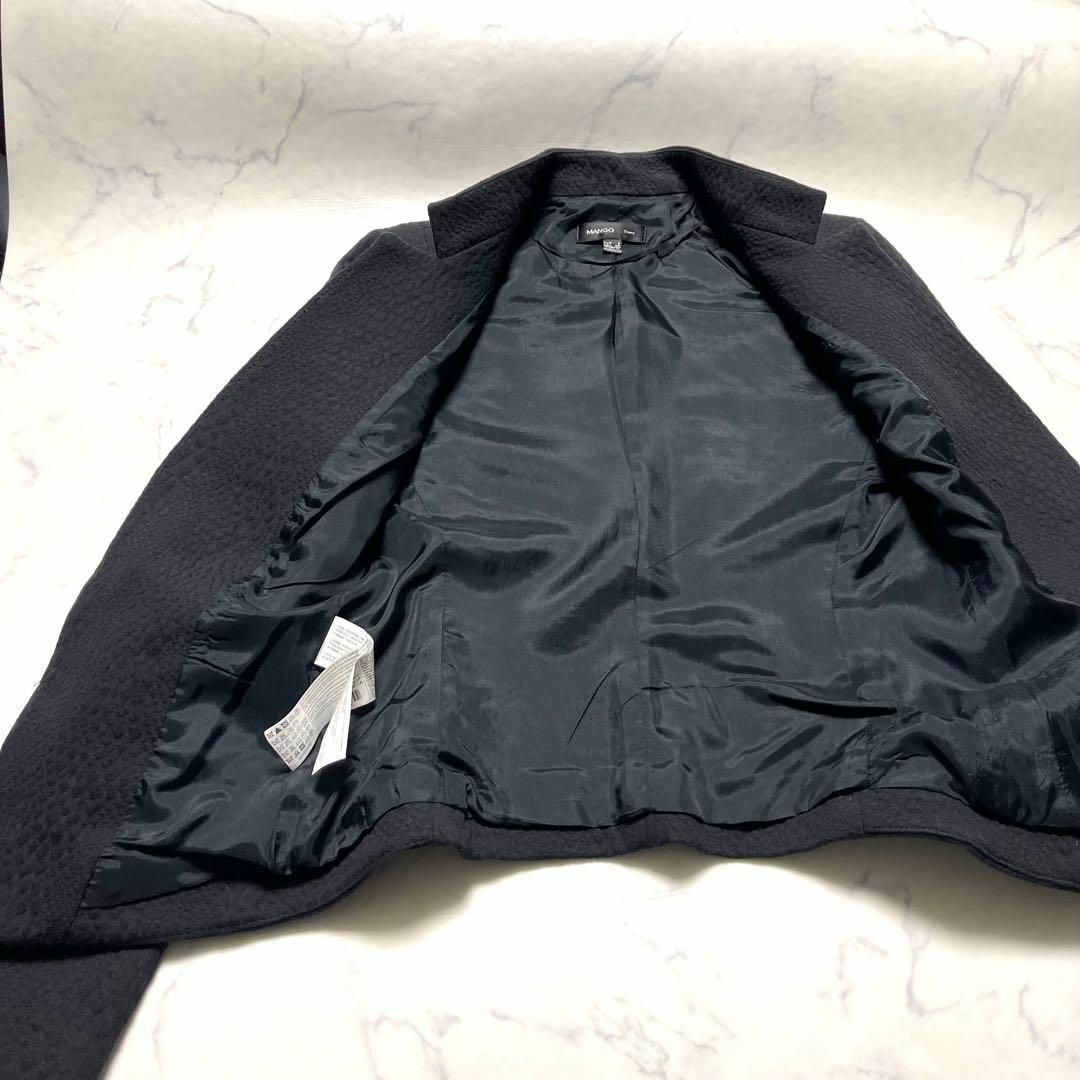 MANGO(マンゴ)のMANGO新品タグ付き黒ジャケットSサイズですがMの方にも レディースのジャケット/アウター(テーラードジャケット)の商品写真