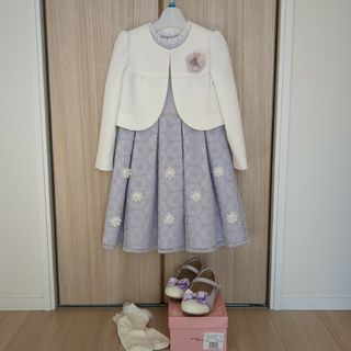 値下げ⭐︎プティマイン　ワンピース⭐︎セレモニーpetit main⭐︎卒園入園キッズ服女の子用(90cm~)