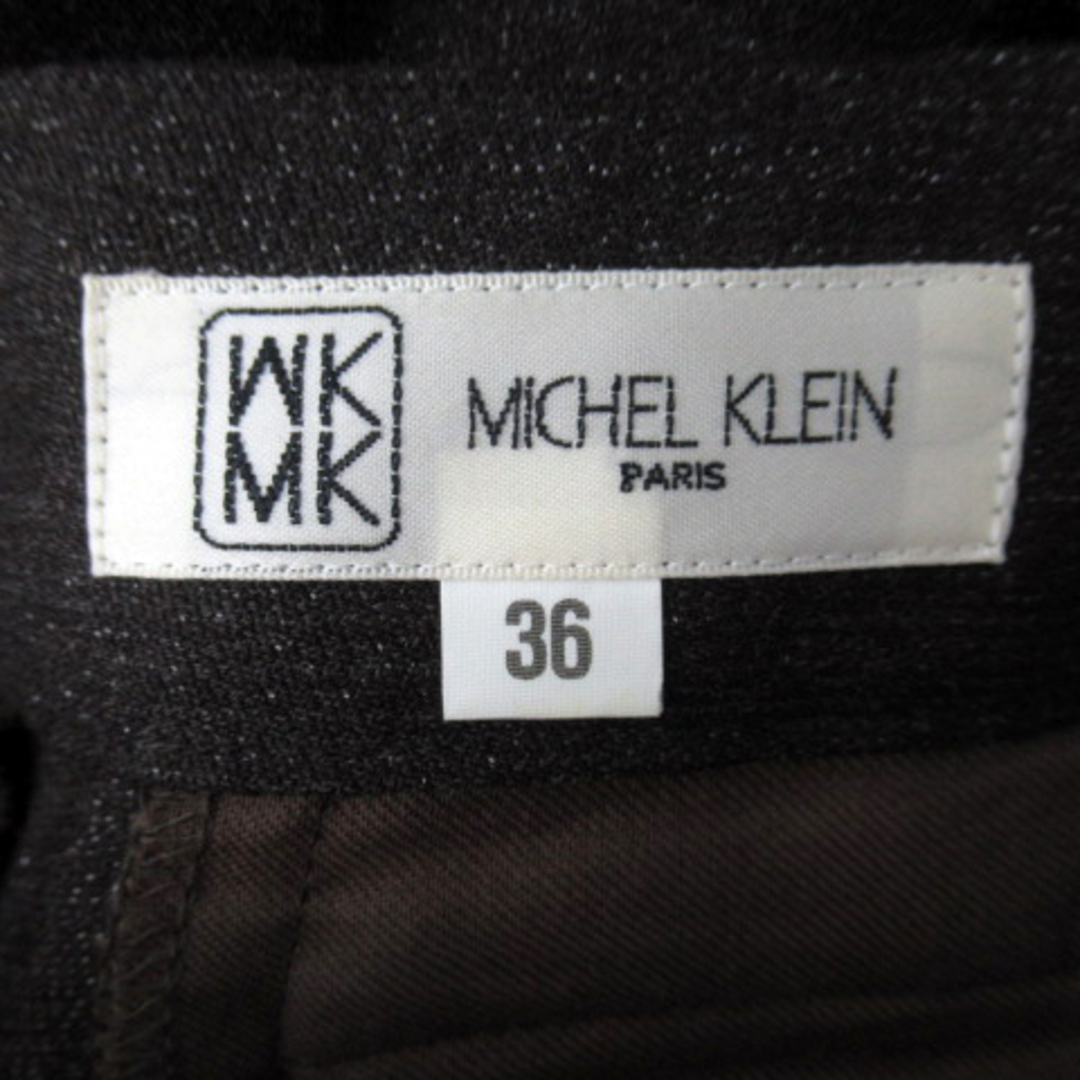 MK MICHEL KLEIN(エムケーミッシェルクラン)のエムケー ミッシェルクラン スラックスパンツ フレアパンツ ウール 36 ■MO レディースのパンツ(その他)の商品写真