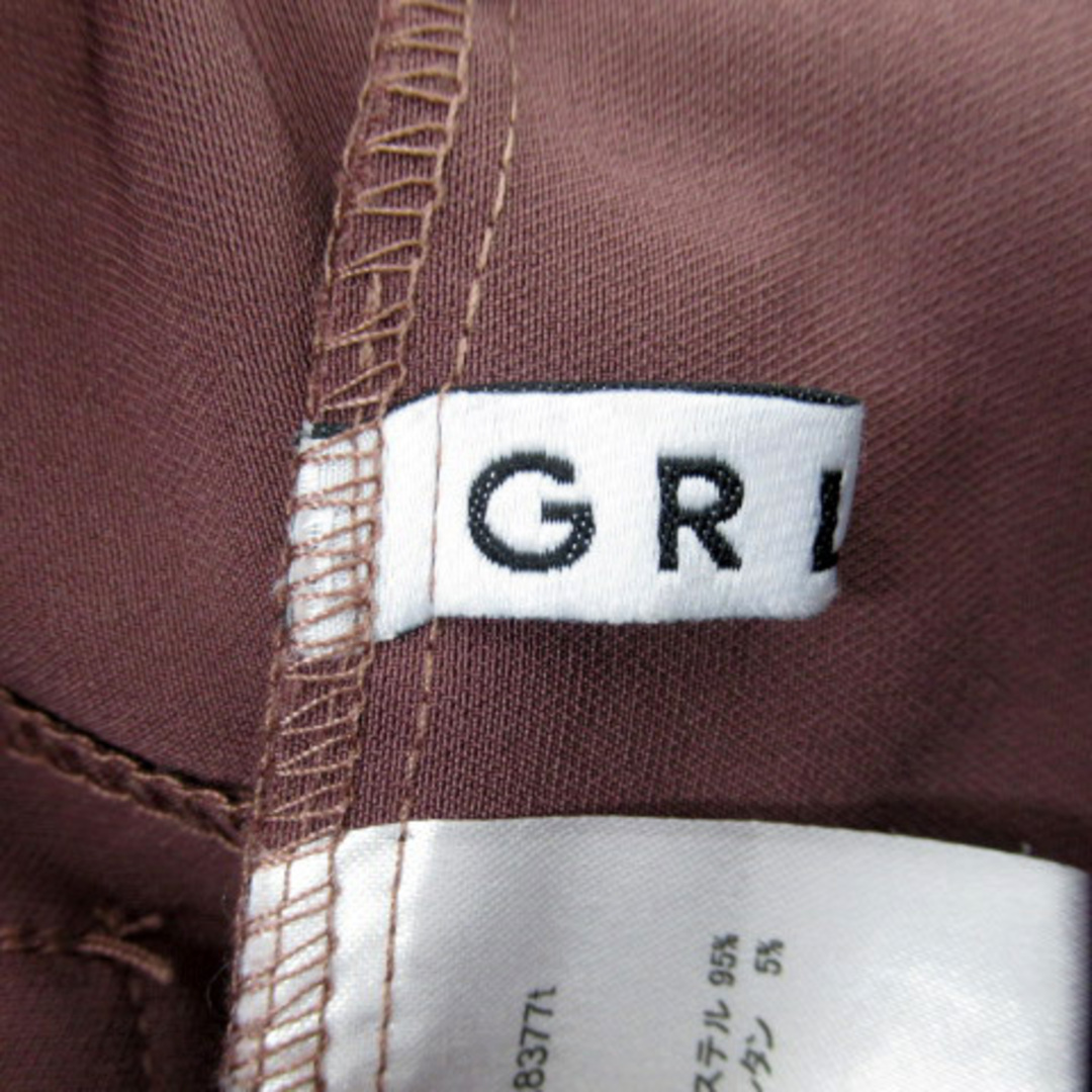 GRL(グレイル)のグレイル GRL タックパンツ テーパードパンツ S ピンクブラウン ■MO レディースのパンツ(その他)の商品写真