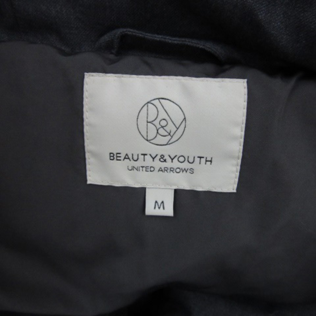 BEAUTY&YOUTH UNITED ARROWS(ビューティアンドユースユナイテッドアローズ)のB&Y ユナイテッドアローズ ダウンコート ロング丈 M チャコールグレー レディースのジャケット/アウター(ダウンコート)の商品写真