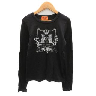 ジューシークチュール(Juicy Couture)のジューシークチュール カットソー 長袖 ラウンドネック プリント S (カットソー(長袖/七分))