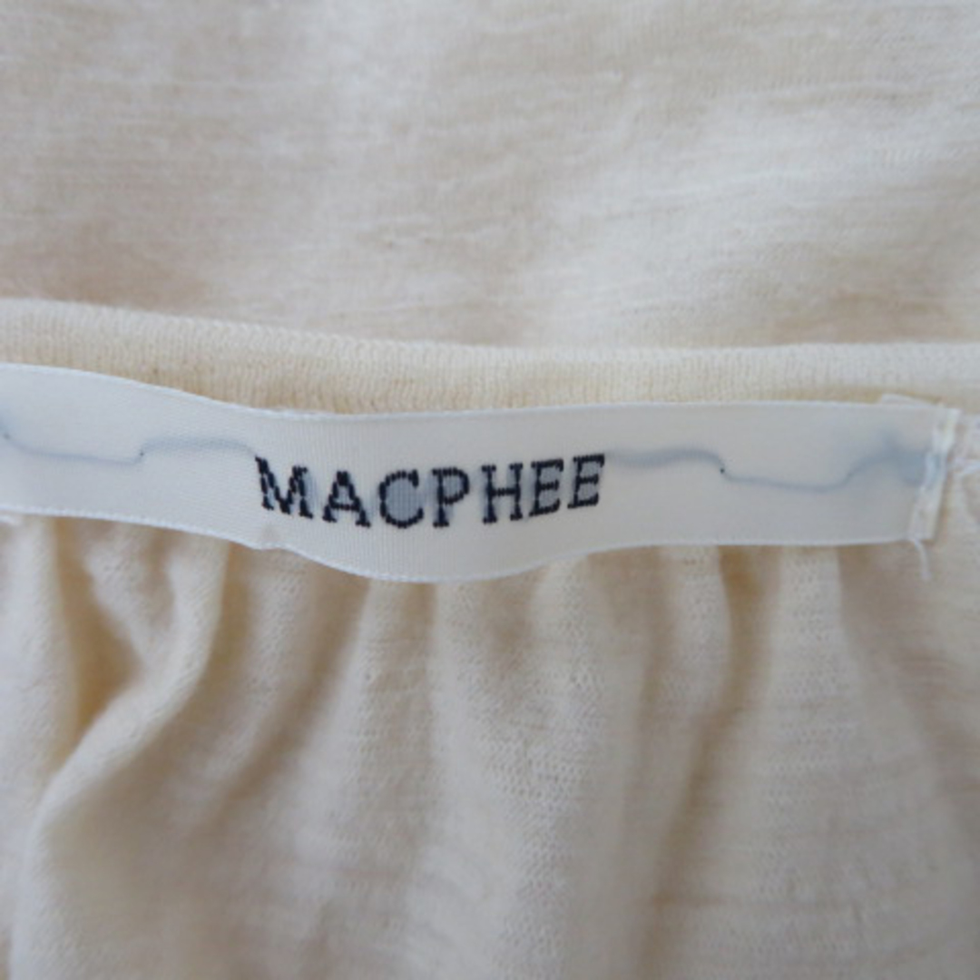 MACPHEE(マカフィー)のマカフィー トゥモローランド カットソー 七分袖 Uネック 無地 オーバーサイズ レディースのトップス(その他)の商品写真